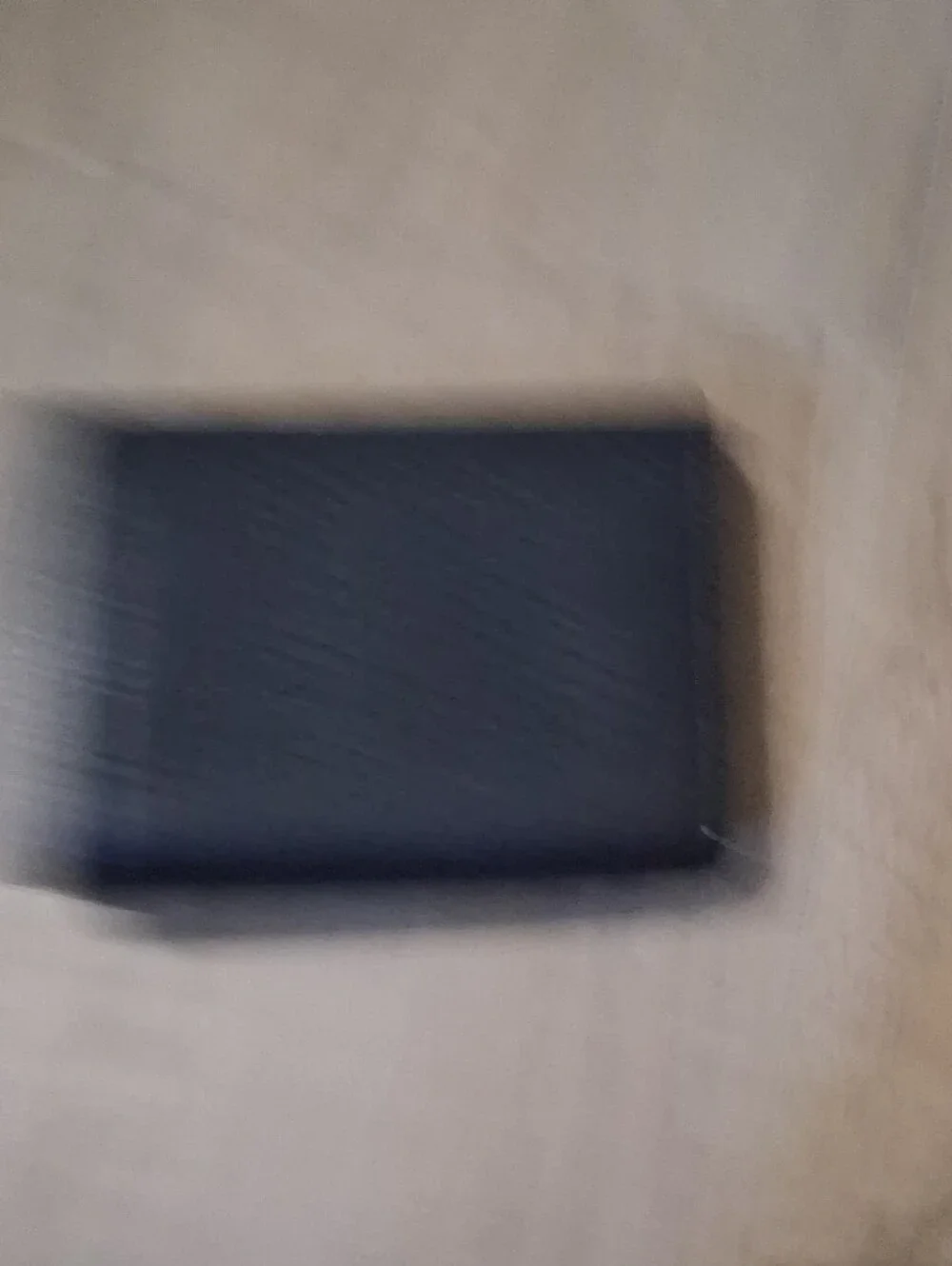 Tory Burch Black Pebbled Leather Trifold Wallet with Gold Emblem